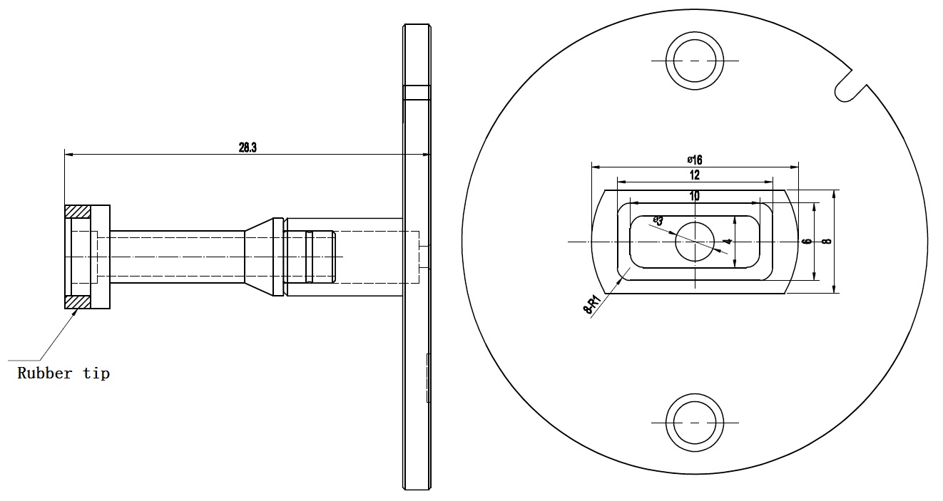 Fuji nozzle label feeder